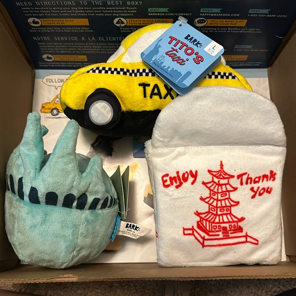 Barkbox toys